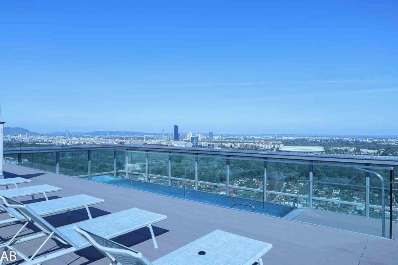 Superior Apartment & Rooftop Pool Wien Exterior foto