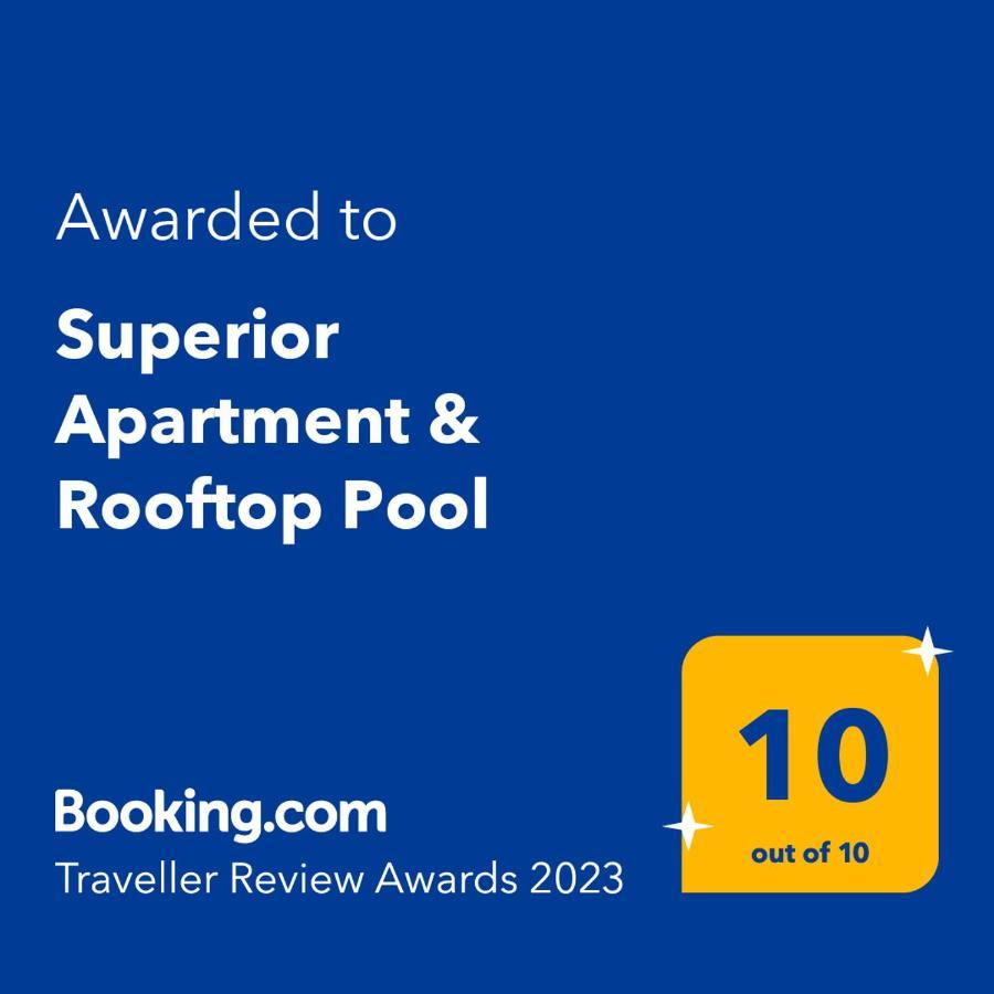 Superior Apartment & Rooftop Pool Wien Exterior foto
